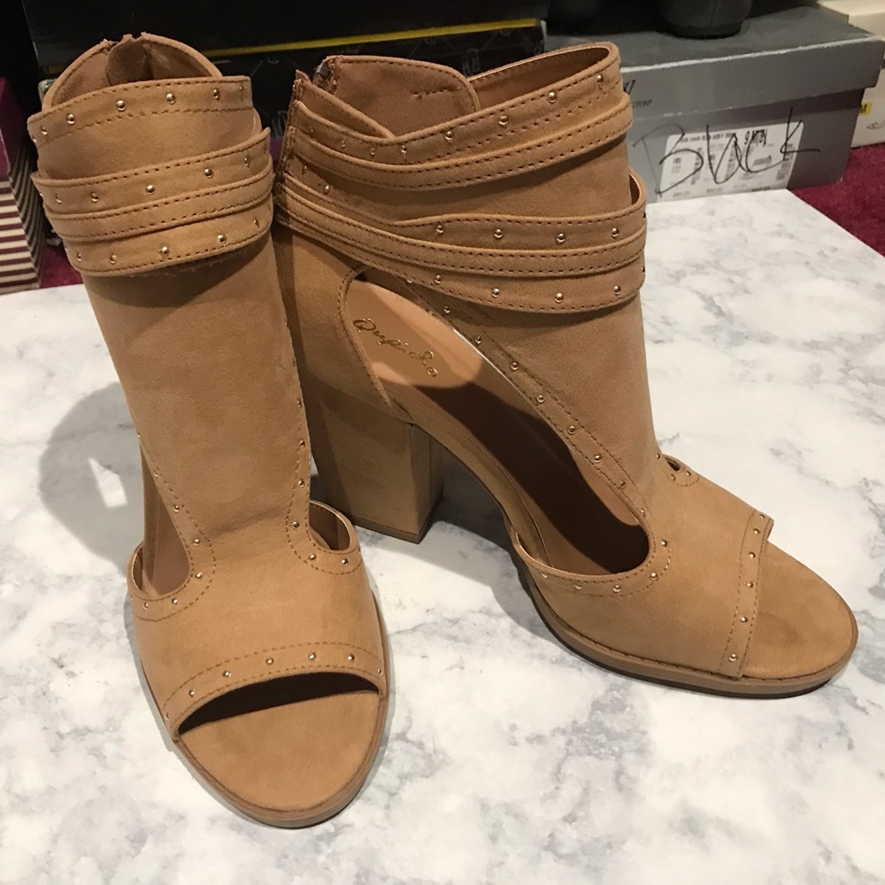 Camel ankle booty size 8 1/2 - Picture 5 of 8